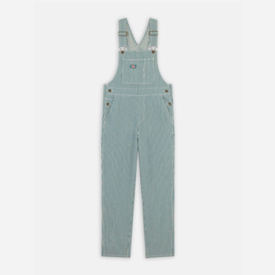 DICKIES - CLASSIC HICKORY BIB - Lincoln Green