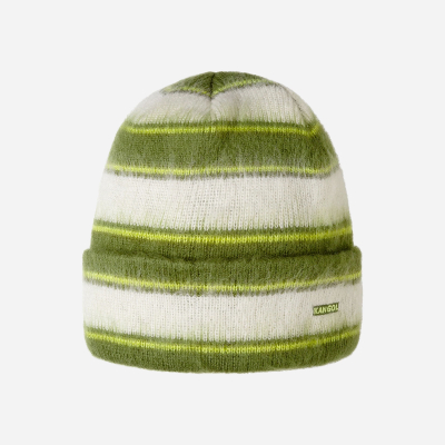 Kangol - Fuzzy Stripe Beanie - Sea Kelp