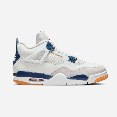 Nike SB - Air Jordan 4 - Summit White White Navy Neutral Grey