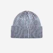 OBEY- BOWERY II TONE RIB BEANIE - Light Blue Multi