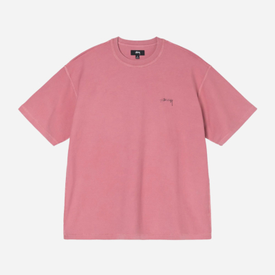 STUSSY - PIG DYED INSIDE OUT CREW - Berry