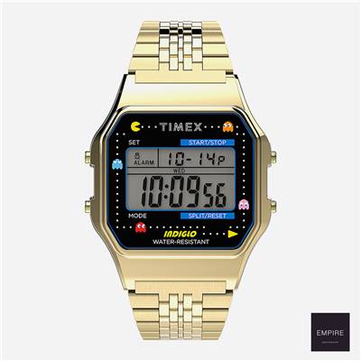 TIMEX PAC-MAN T80 - Goldtone