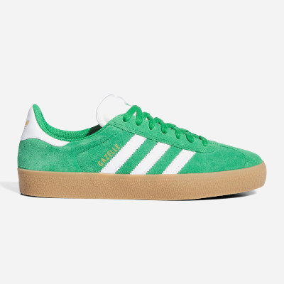 Adidas - Gazelle ADV - Green / Cloud White / Gold Metallic