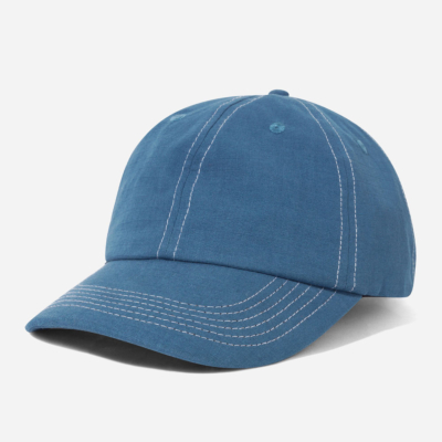 BUTTER GOODS - WASHED RIPSTOP 6 PANEL CAP - Navy