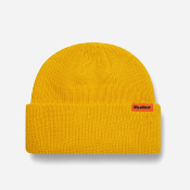 BUTTER GOODS- TALL WHARFIE BEANIE - YELLOW