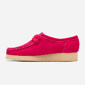 Clarks - Wallabee Women 2604 - Bright Pink Suede