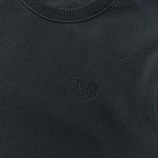 Deus Ex Machina - Shield Garment Dyed Crew - Anthracite