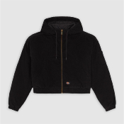 DICKIES - CORDUROY HOODED JACKET W - Black