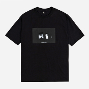 Magenta - Windows Tee - Black