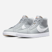 NIKE SB - ZOOM BLAZER MID ISO - Wolf Grey / White - Wolf Grey