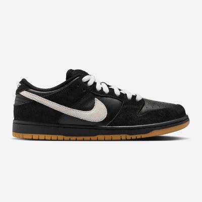 Nike SB - Dunk Low Premium Pro - Black / White-Black-Gum Light Brown