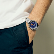 Nixon - Drifter 40 - Silver / Midnight Sunray