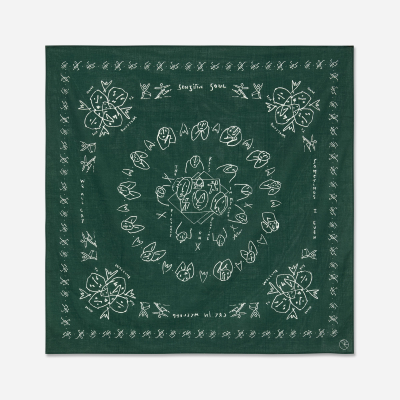 Polar - Welcome To My Mind Bandana - Dark Green