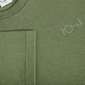 Polar - Stroke Logo Contrast Tee - Moss Green