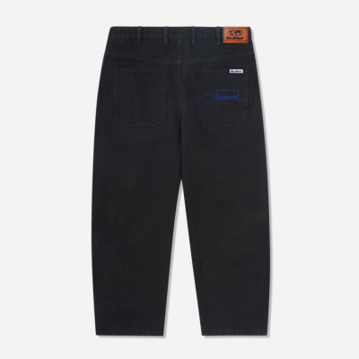 BUTTER GOODS x BLUE NOTE - PLEATED DENIM JEANS - Washed Black