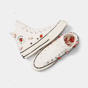 Converse - Chuck Taylor 70 Hi "Roses" -  Egret/Red/Lt Jellyfish Jitter