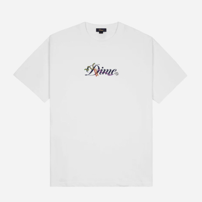 DIME - CURSIVE SNAKE T-SHIRT - White