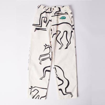 Parra - Yoga Walks Pants - White
