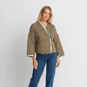 Rhythm - JYOTI QUILTED JACKET - Olive