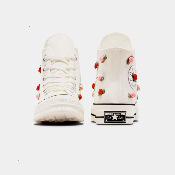 Converse - Chuck Taylor 70 Hi "Roses" -  Egret/Red/Lt Jellyfish Jitter