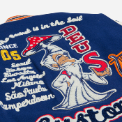 DEUS EX MACHINA - AMANITA VARSITY JACKET - Patriot Blue