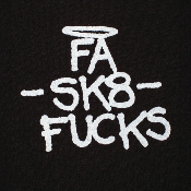 Fucking Awesome - SK8 Fucks Tee - Black