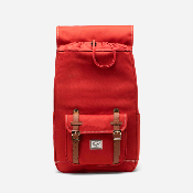 HERSCHEL - NEW LITTLE AMERICA MID-VOLUME - Red Ochre White Stitch