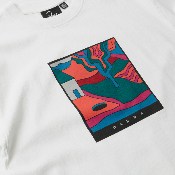 PARRA - HOLE IN THE YARD T-SHIRT - White