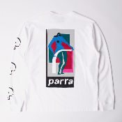 Parra - Lowering the bar long sleeve t-shirt - White