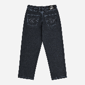 RAVE SKATEBOARDS - GROS DENIM PANT-  Black Raw