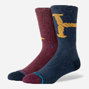 Stance x Harry Potter - Ron and Harry Crew Sock - Navy