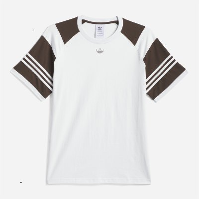 Adidas Skateboarding - Tyshawn Tee - Crystal White / Dark Brown