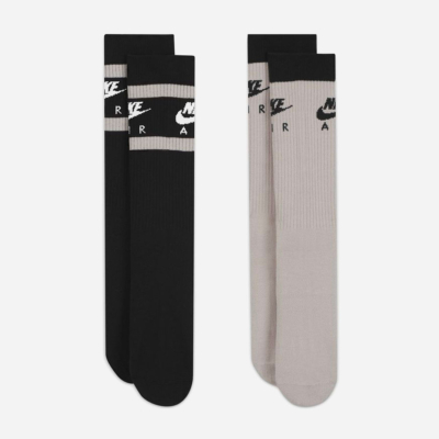 NIKE - EVERYDAY ESSENTIAL 2 PACK SOCKS - Black Grey