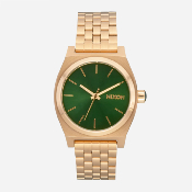 Nixon - Medium Time Teller - Gold / Green Sunray