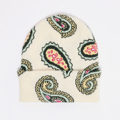 OBEY - PAISLEY BEANIE - UNBLEACHED MULTI