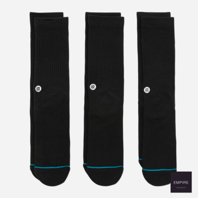 STANCE - ICON 3 PACK - Black