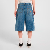 Dickies W - Carpenter Denim Jort - Rinsed Fade