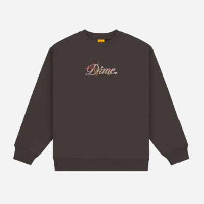 DIME - CREWNECK CURSIVE SNAKE - Vintage Black