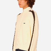 OBEY W - Frankie Track Sweater - Dove