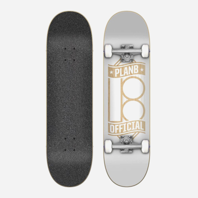 PLAN B - BANNER STAINED COMPLETE SKATEBOARD