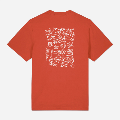 Poetic Collective - Tribal T-shirt - Orange
