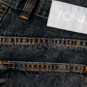 POLAR - 89'S JEAN DENIM - Washed Black