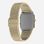 Timex - Q Timex® 1982 Ana-Digi Reissue 33mm Stainless Steel Bracelet Watch - Gold-Tone / Gold-Tone