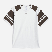 Adidas Skateboarding - Tyshawn Tee - Crystal White / Dark Brown