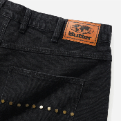 Butter Goods - Rivet Denim Jeans (BAGGY) - Washed Black
