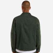 Dickies - LEWISTOWN DENIM JACKET - Green Tone Fade