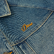 DIME - Denim Jacket - Dipped Sandblasted Indigo