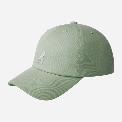 Kangol - Washed Baseball - Oil Green