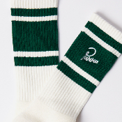 Parra - Signature Striped Crew Socks - Off White