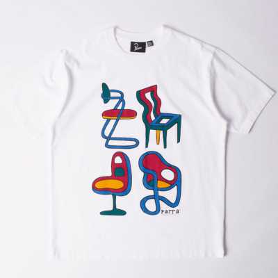Parra - Unreasonable Chairs T-shirt - White